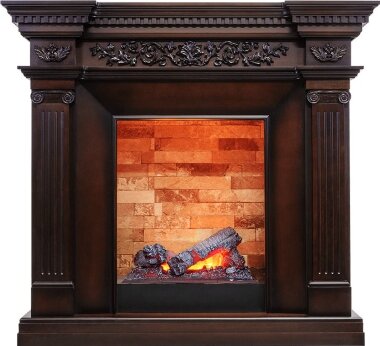 Каминокомплект Dimplex Amalfi - Махагон коричневый антик с очагом Cassette 400 NH — Умный климат - Красноярск