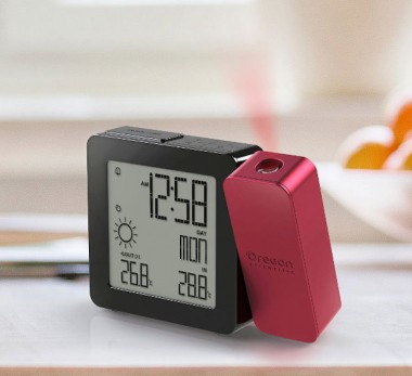 Oregon Scientific BAR368P-b Погодная станция с проекцией времени, бордо, серия PROJI — Умный климат - Красноярск