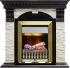 Каминокомплект Dimplex Dublin - Венге / Сланец белый с очагом Danville Antique Brass FB2 фото 1 — Умный климат - Красноярск