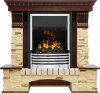 Каминокомплект Dimplex Pierre Luxe угловой - Темный дуб / Сланец с очагом Flagstaff фото 1 — Умный климат - Красноярск