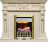 Каминокомплект Dimplex Corsica - Слоновая кость с патиной с очагом Danville Antique Brass FB2 фото 1 — Умный климат - Красноярск