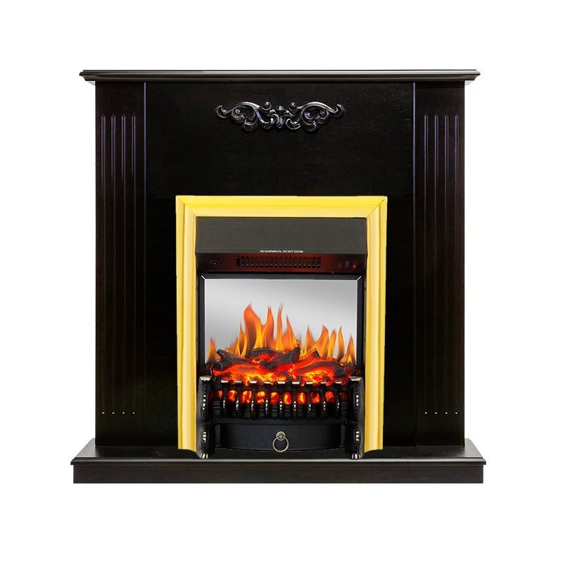 Каминокомплект Royal Flame Lumsden - Венге с очагом Fobos FX M Brass фото 1 — Умный климат - Красноярск