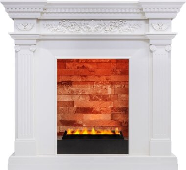 Каминокомплект Dimplex Amalfi - Белый дуб с очагом Cassette 400 LNH-INT PS (без дров) — Умный климат - Красноярск