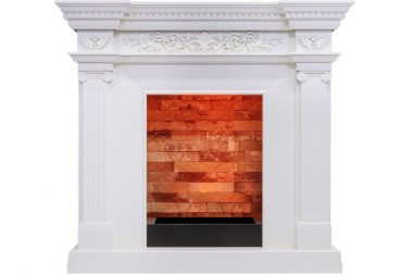 Каминокомплект Dimplex Amalfi - Белый дуб с очагом Cassette 400 LNH-INT PS (без дров) — Умный климат - Красноярск