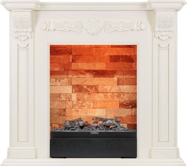 Каминокомплект Dimplex Adel - Слоновая кость с очагом Juneau — Умный климат - Красноярск