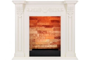 Каминокомплект Dimplex Adel - Слоновая кость с очагом Juneau — Умный климат - Красноярск