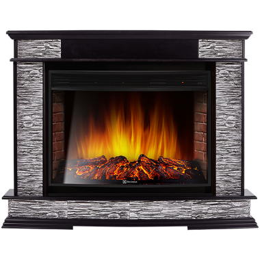 Портал Firelight Scala 30 сланец скалистый серый, шпон венге — Умный климат - Красноярск