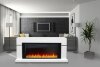 Каминокомплект Royal Flame Lindos - Белый (Высота 915 мм) с очагом Dioramic 26 LED FX фото 3 — Умный климат - Красноярск