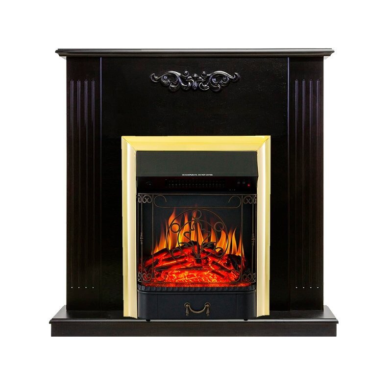 Каминокомплект Royal Flame Lumsden - Венге с очагом Majestic FX Brass фото 1 — Умный климат - Красноярск