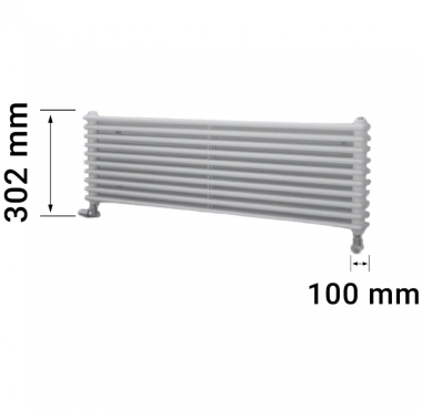 Zehnder Charleston Turned T3150\6 секций радиатор нижнее подключение — Умный климат - Красноярск