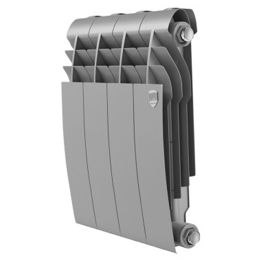 Royal Thermo BiLiner 350 Silver Satin радиатор 4 секций — Умный климат - Красноярск