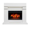 Каминокомплект Royal Flame Lindos - Алебастр (Высота 915 мм) с очагом Vision 26 EF LED FX фото 1 — Умный климат - Красноярск