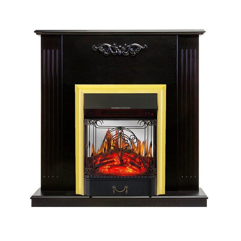 Каминокомплект Royal Flame Lumsden - Венге с очагом Majestic FX M Brass фото 1 — Умный климат - Красноярск