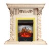 Каминокомплект Royal Flame Luxemburg (каменный) - Сланец/Cлоновая кость очаг Majestic FX M Brass фото 1 — Умный климат - Красноярск
