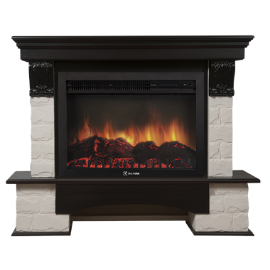 Портал Firelight Forte 30S камень белый, венге — Умный климат - Красноярск