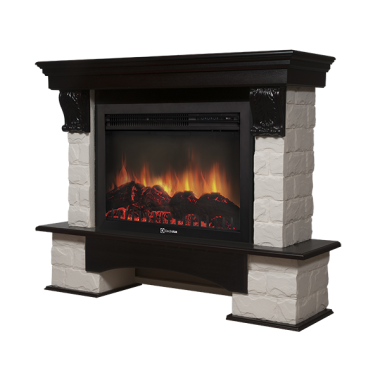 Портал Firelight Forte 30S камень белый, венге — Умный климат - Красноярск