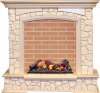 Каминокомплект Dimplex Preston - Слоновая кость с патиной / Кирпич с очагом Cassette 600 NH фото 1 — Умный климат - Красноярск