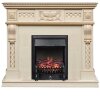 Каминокомплект Royal Flame Corsica - Слоновая кость с патиной с очагом Fobos FX Black фото 1 — Умный климат - Красноярск