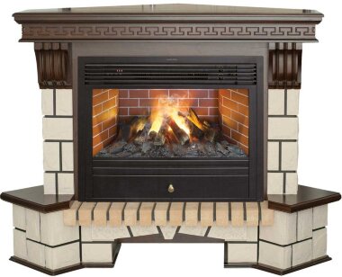 Камин электрический RealFlame Stone New Corner (угловой) 26 AO с Novara 26 3D — Умный климат - Красноярск