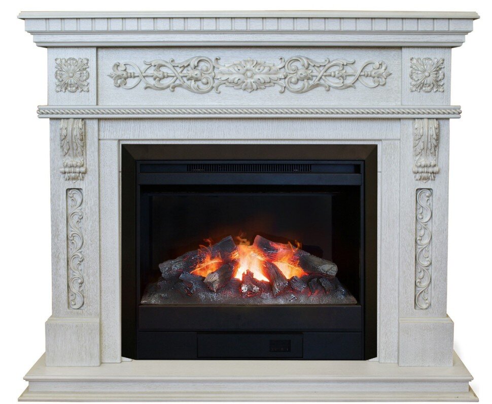 Камин электрический RealFlame Estella 26 WT с Helios 26 3D фото 1 — Умный климат - Красноярск