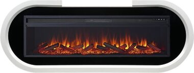 Каминокомплект Royal Flame Soho - Белый с черным с очагом Vision 60 LOG LED &mdash; Умный климат - Красноярск