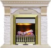 Каминокомплект Dimplex Dublin - Слоновая кость / Сланец крем с очагом Danville Antique Brass FB2 фото 1 — Умный климат - Красноярск