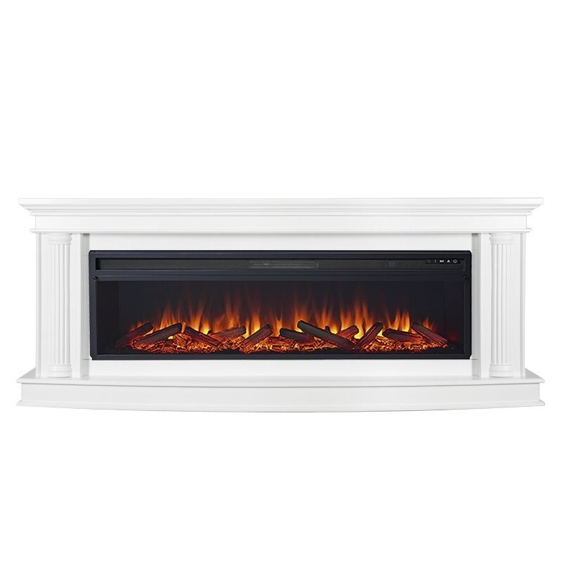 Каминокомплект Royal Flame Roma 60 - Белый с очагом Vision 60 LOG LED фото 1 — Умный климат - Красноярск