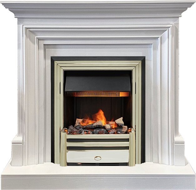 Каминокомплект Dimplex Bradford - Белый с очагом Cavendish фото 1 — Умный климат - Красноярск