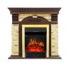 Каминокомплект Royal Flame Dublin угловой - Темный дуб / Сланец с очагом Majestic FX Brass фото 1 — Умный климат - Красноярск