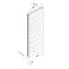 Royal Thermo PianoForte Tower Silver Satin Радиатор - 18 секц. фото 3 — Умный климат - Красноярск