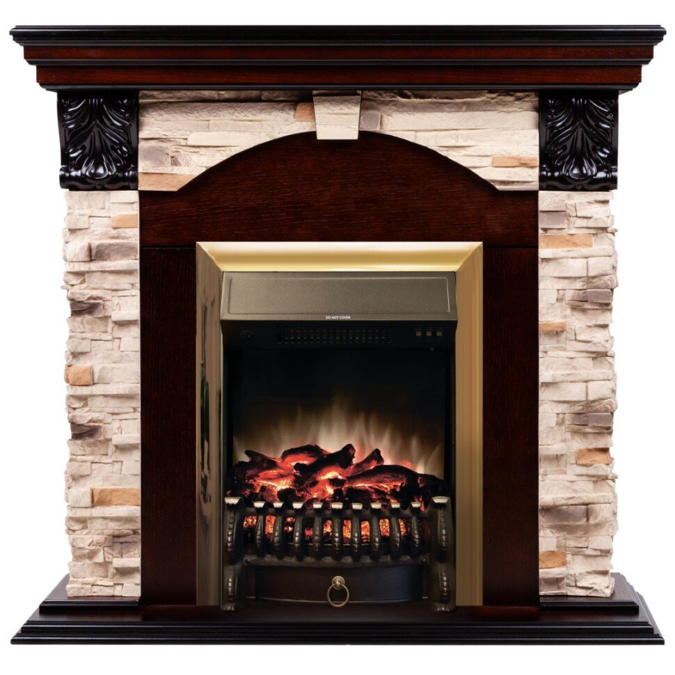 Камин электрический RealFlame Dublin Rock STD/EUG AO Fobos S BR фото 1 — Умный климат - Красноярск