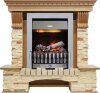 Каминокомплект Dimplex Pierre Luxe - Дуб / Сланец с очагом Danville Chrome FB2 фото 1 — Умный климат - Красноярск