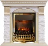 Каминокомплект Dimplex Dublin - Слоновая кость с патиной / Сланец крем с очагом Atherton фото 1 — Умный климат - Красноярск