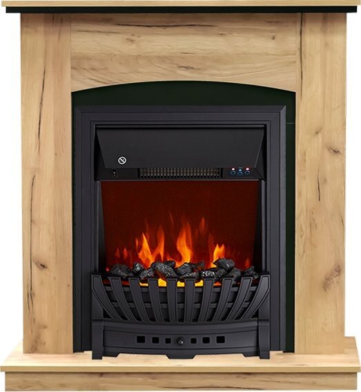 Каминокомплект Royal Flame Barcelona (разборный) - Дуб золотой с очагом Aspen Black фото 1 — Умный климат - Красноярск