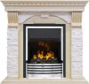 Каминокомплект Dimplex Dublin - Слоновая кость с патиной / Сланец крем с очагом Flagstaff фото 1 — Умный климат - Красноярск