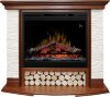 Каминокомплект Dimplex Country - Орех/Сланец белый с очагом Symphony 26'' DF2624-L фото 1 — Умный климат - Красноярск