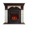 Каминокомплект Royal Flame Dublin - Темный дуб / Сланец белый с очагом Aspen Black фото 1 — Умный климат - Красноярск