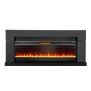 Каминокомплект Royal Flame Lindos Graphite Grey (линейный) с очагом Vision 60 LED фото 1 — Умный климат - Красноярск