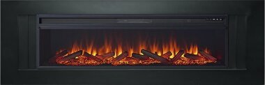 Каминокомплект Royal Flame Line 60 - Черный с очагом Vision 60 LOG LED — Умный климат - Красноярск