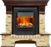 Каминокомплект Dimplex Pierre Luxe - Темный дуб / Сланец с очагом Brookline Black фото 1 — Умный климат - Красноярск