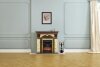Каминокомплект Royal Flame Dublin - Темный дуб / Сланец белый с очагом Aspen Gold фото 3 — Умный климат - Красноярск