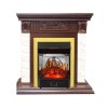 Каминокомплект Royal Flame Luxemburg (каменный) - Сланец/Темный дуб с очагом Majestic FX M Brass фото 1 — Умный климат - Красноярск