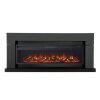 Каминокомплект Royal Flame Lindos Graphite Grey (линейный) с очагом Vision 60 LOG LED фото 1 — Умный климат - Красноярск