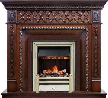 Каминокомплект Dimplex Alexandria - Махагон коричневый антик с очагом Cavendish — Умный климат - Красноярск
