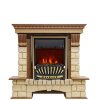 Каминокомплект Royal Flame Pierre Luxe - Дуб / Шампань с очагом Aspen Gold фото 1 — Умный климат - Красноярск