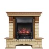 Каминокомплект Royal Flame Pierre Luxe - Дуб / Шампань с очагом Fobos FX Black фото 1 — Умный климат - Красноярск