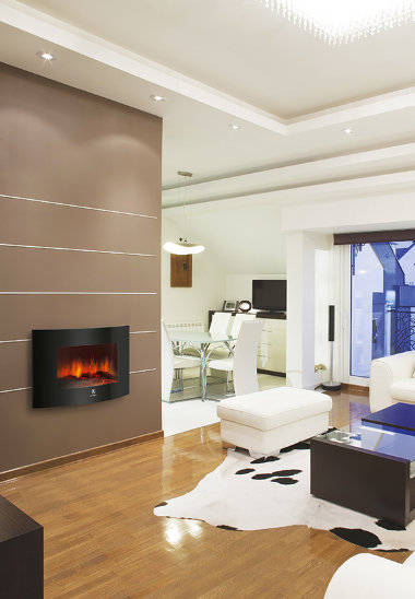 Электрокамин Electrolux EFP/W-1200URLS черный — Умный климат - Красноярск