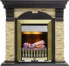 Каминокомплект Dimplex Dublin - Венге / Сланец с очагом Danville Antique Brass FB2 фото 1 — Умный климат - Красноярск
