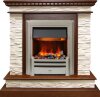 Каминокомплект Dimplex Calgary - Дуб / Сланец белый с очагом Chesford фото 1 — Умный климат - Красноярск