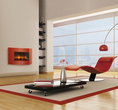 Электрокамин Electrolux EFP/W-1200URLS красный — Умный климат - Красноярск